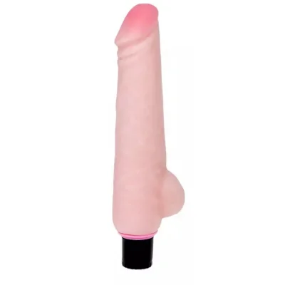 Vibrator The Realistic Cock, Multispeed, TPE, Life-Like Material, Natural, 24 cm