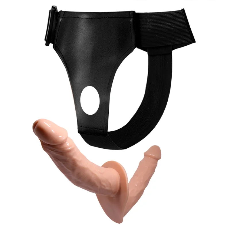 Strap-on Ultra Passionate Harness pentru Femei, TPR, Natural