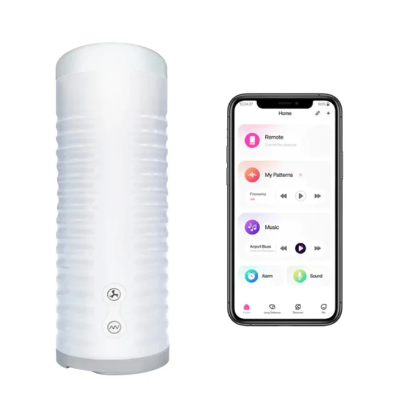 Masturbator Lovense Max 2, Bluetooth Control, Free App, Alb