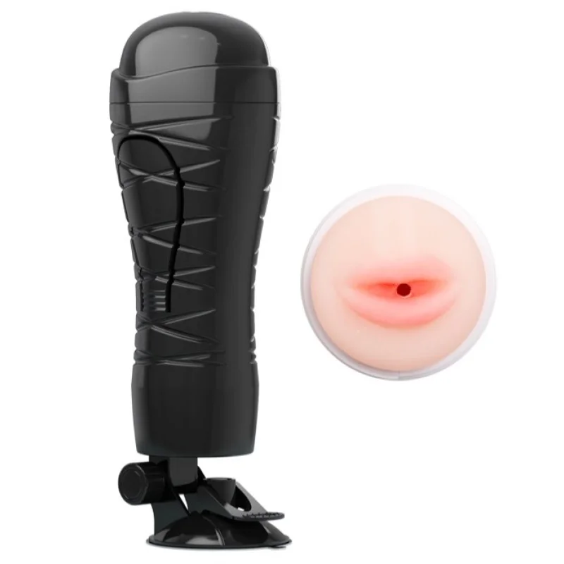 Masturbator Gura Flora cu Ventuza, TPR Life-Like