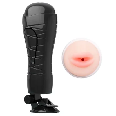 Masturbator Gura Flora cu Ventuza, TPR Life-Like