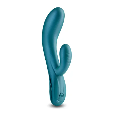 Vibrator Royals Regent, 10 Moduri Vibratii, Silicon, USB, Verde, 19.3 cm