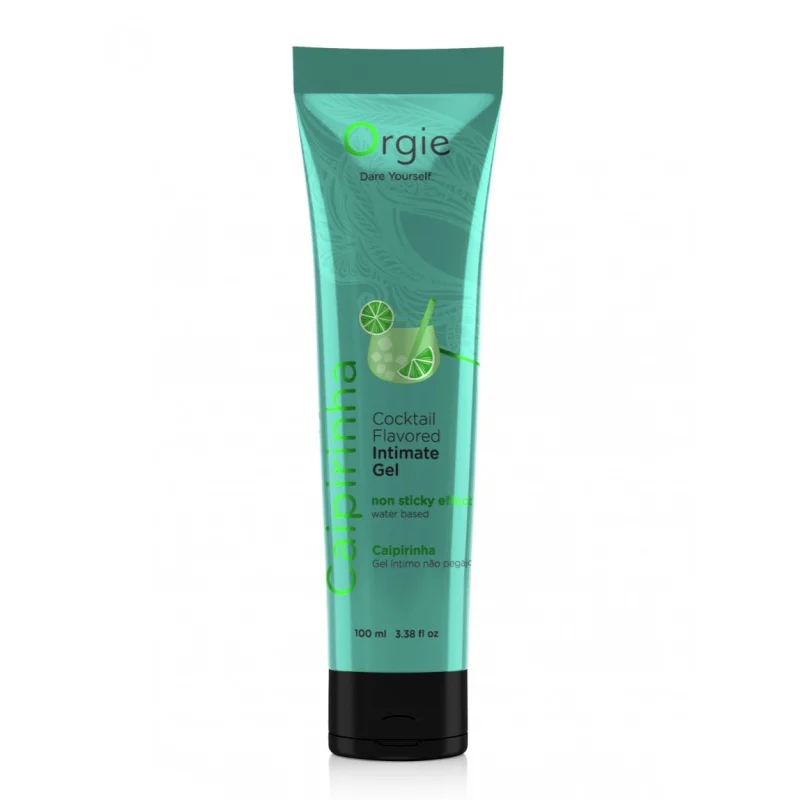 Lubrifiant pe Baza de Apa Orgie, Aroma Cocktail Caipirinha, 100 ml