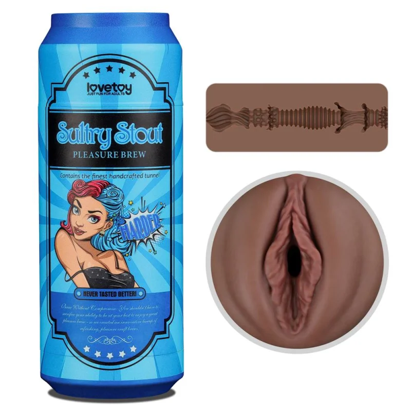 Masturbator Pleasure Brew Sultry Stout, TPE, Maro, 19.8 cm