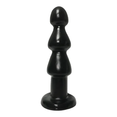 Dildo Porter cu Ventuza, PVC, Negru, 23.5 cm, Passion Labs, Sensations