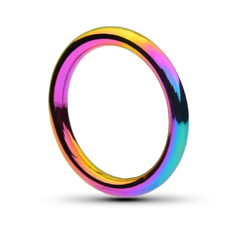 Inel Penis Metalic Rainbow, Guilty Toys