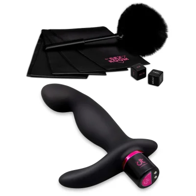 Sex Room Prostate Play Kit, 6 Piese, Negru/Roz