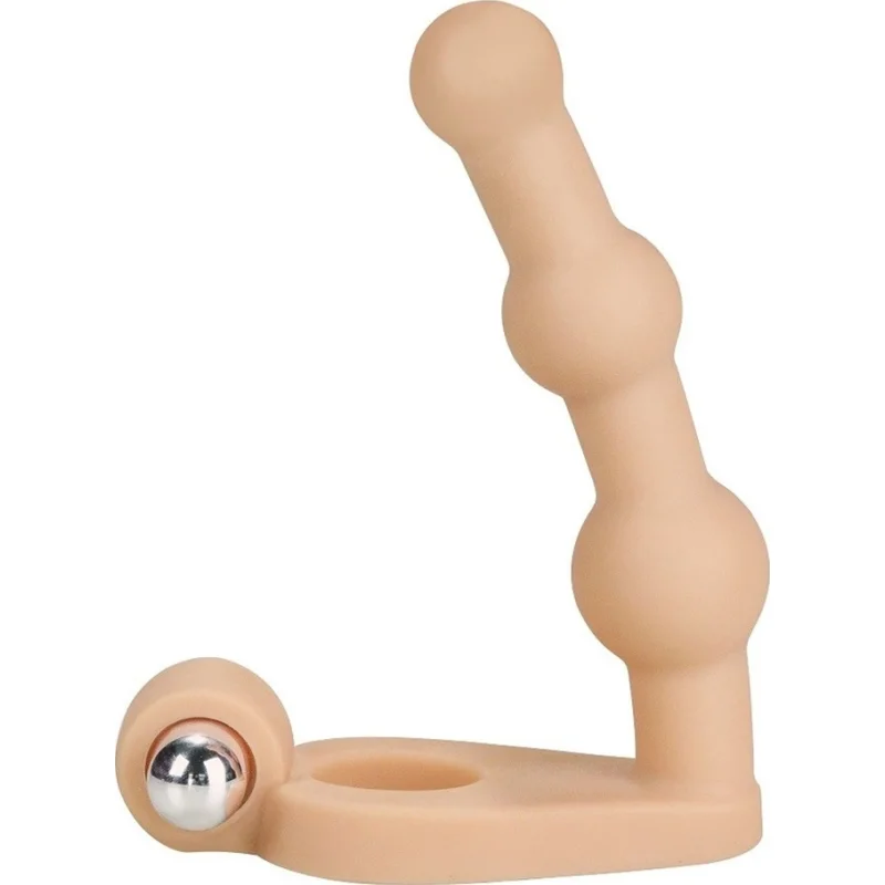 Stimulator Anal The Ultra Soft Bead, TPE, Natural, 14 cm