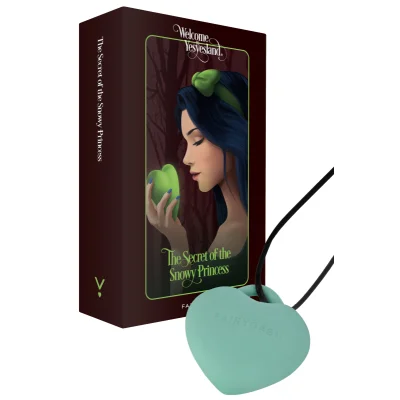 Mini Vibrator PleasureStone FairyGasm, 8 Moduri Vibratii, Silicon, USB, IPX7, Verde