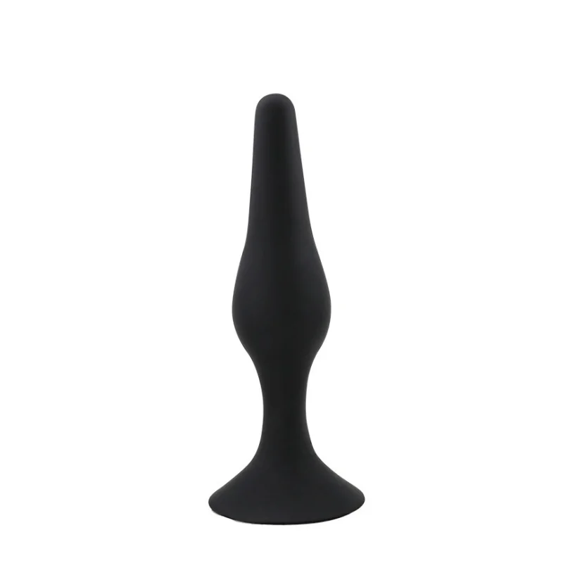 Dop Anal Vivian Medium Silicon Negru 11 cm Guilty Toys