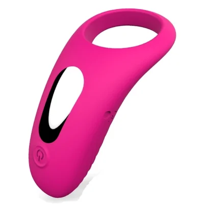 Inel Stimulator Dynamic, 9 Moduri Vibratii, Silicon, USB, Roz, Mokko Toys, Velvet Obsession