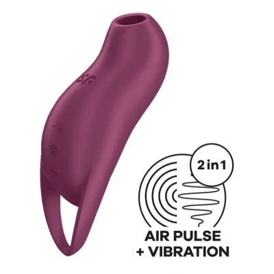 Stimulator Clitoris Satisfyer Pocket Pro 1, Air Pulse&Vibration, Silicon, IPX7, USB, Mov