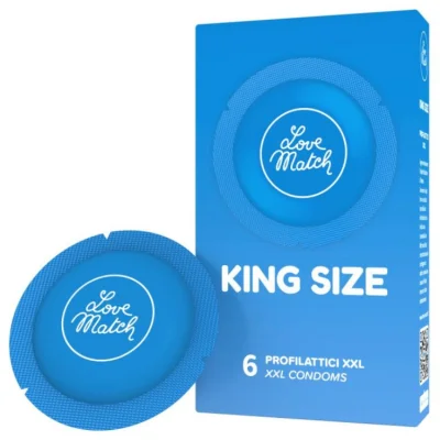 Prezervative Love Match King Size - 6 bucati