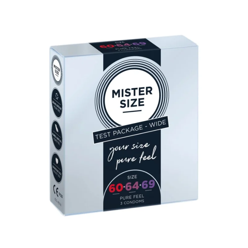 Set 3 Prezervative Size 60-64-69