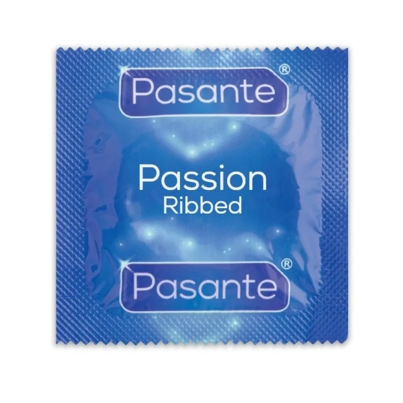 Set 144 Prezervative Pasante Ribbed Passion