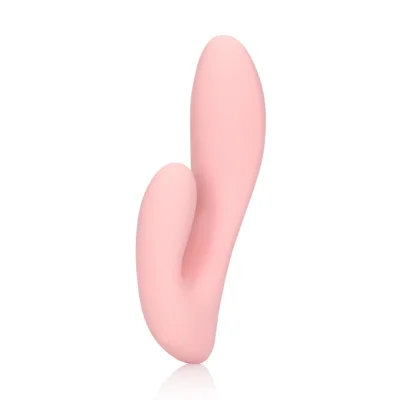 Vibrator Punctul G Loveline, 20 Moduri Vibratii, Ultra Soft Silicone, USB, Roz, 13.5 cm