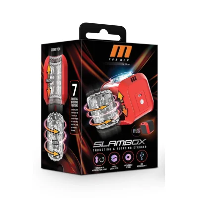Masturbator Slambox, 7 Moduri Impingere si Rotatii, USB