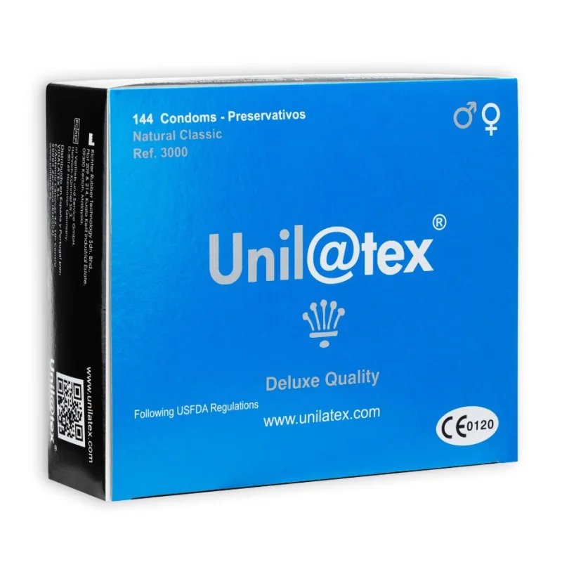 144 Prezervative Latex, Fara Aroma, Unilatex