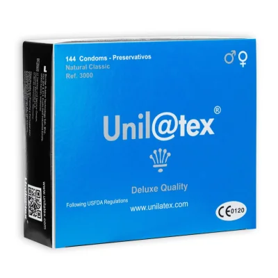 144 Prezervative Latex, Fara Aroma, Unilatex
