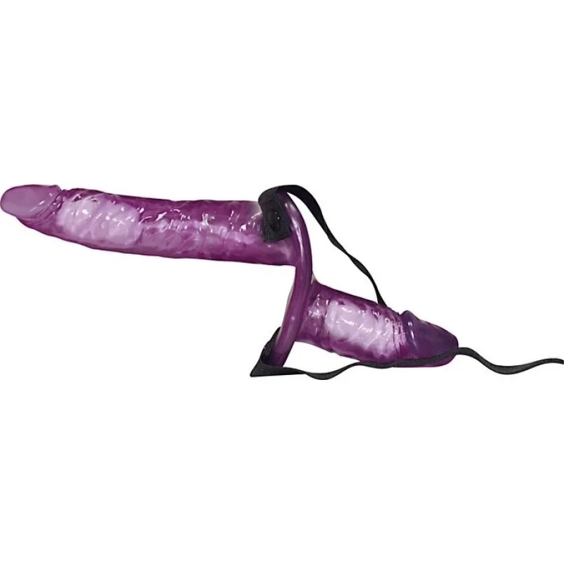 Strap On Double Pleasure cu vibratii