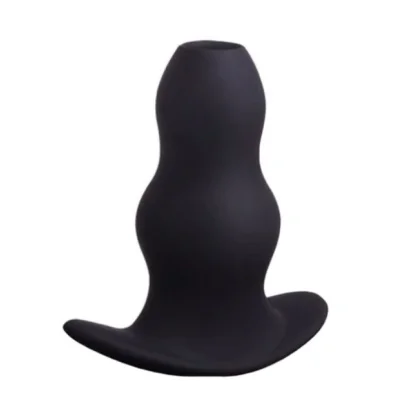 Dop Anal Dilatator, Silicon, Negru, 7.5 cm, Passion Labs