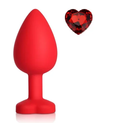 Dop Anal Brighty Large Silicon Rosu/Rosu Mokko Toys