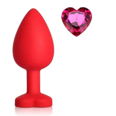 Dop Anal Brighty Large Silicon Rosu/Roz Mokko Toys