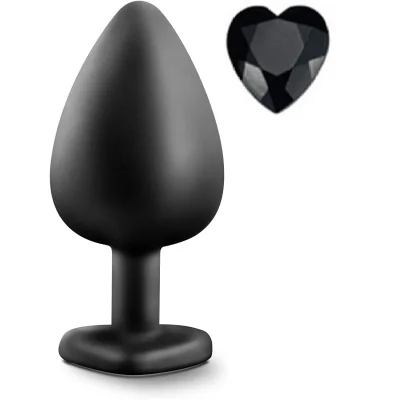 Dop Anal Brighty Large Silicon Negru/Negru Mokko Toys