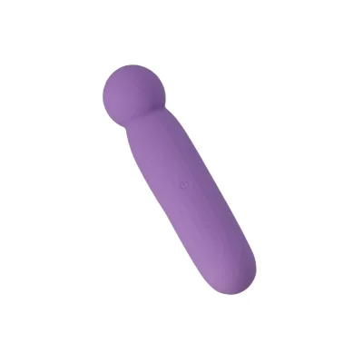 Vibrator Wand LustTree FairyGasm, 10 Moduri Vibratii, USB, Violet, 14.2 cm