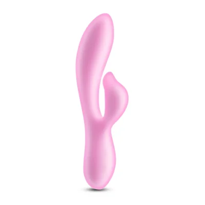 Vibrator Pure Dawn, 10 Moduri Vibratii, Silicon, USB, Roz, 18 cm