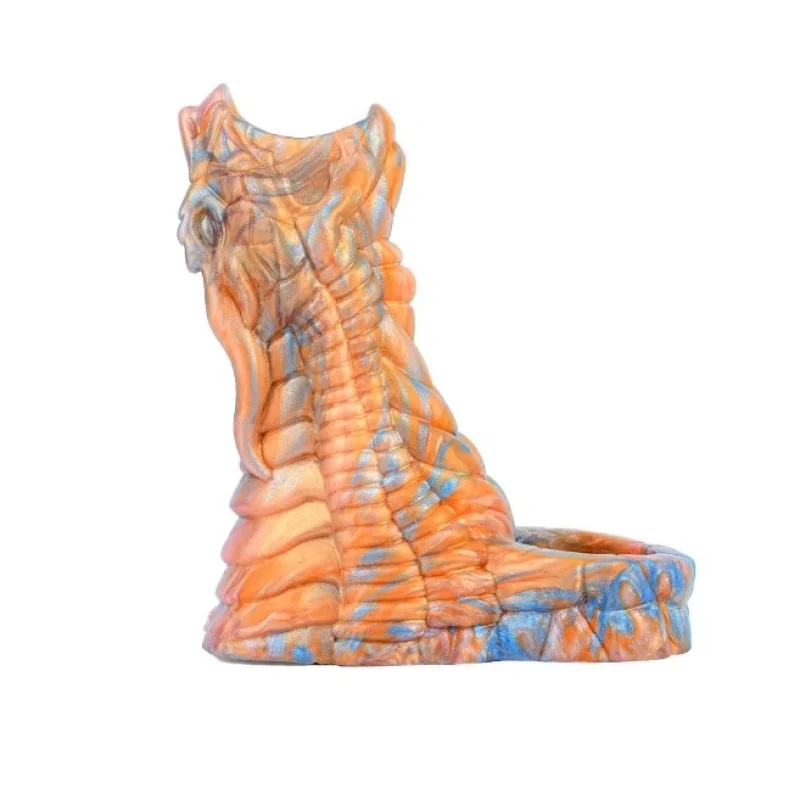 Manson Penis Bad Dragon, Silicon Lichid, Auriu, 12.2 cm