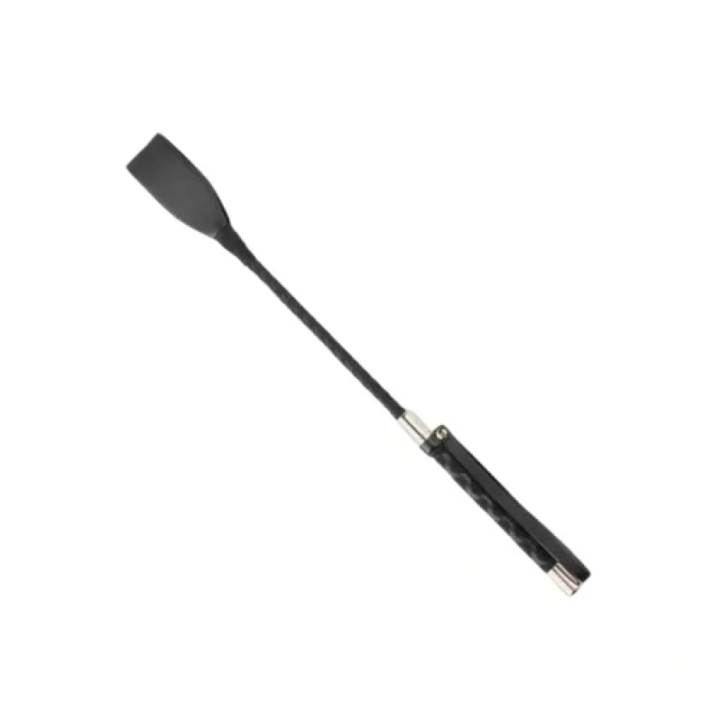 Cravasa Riding Crop, 46 cm, Negru/Auriu