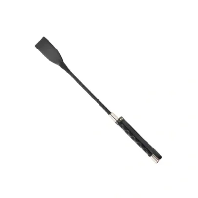 Cravasa Riding Crop, 46 cm, Negru/Auriu