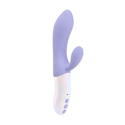 Vibrator Iepuras NOX Ava 10 Moduri Vibratii, Silicon, USB Magentic, Mov, 19 cm