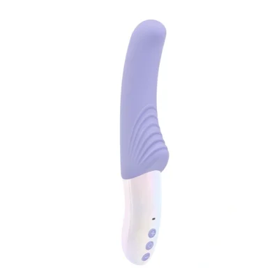 Vibrator NOX Lana 10 Moduri Vibratii, Silicon, USB Magentic, Mov, 19.8 cm