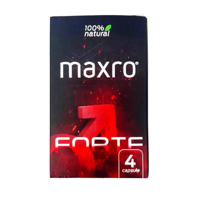 Maxro Forte 4 Capsule-Imbunatatirea Performantelor Sexuale