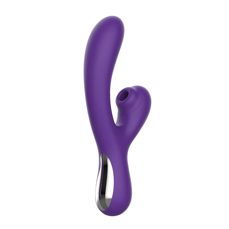 Vibrator Anna G-Spot Vibrating&Sucking Silicon USB Mov Passion Labs