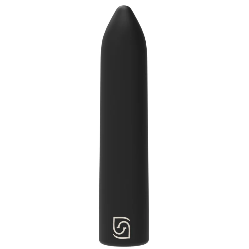 Glont Vibrator Magic Bullet, 10 Moduri Vibratii, ABS, USB Magnetic, Negru, 8.7 cm, JGF Toys