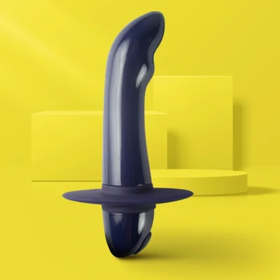 Vibrator Anal Thrill Me, 10 Moduri Vibratii, ABS, Silicon, Negru, 11 cm