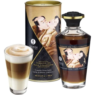 Ulei Afrodisiac Creamy Latte Cu Efect De Incalzire 100 ml
