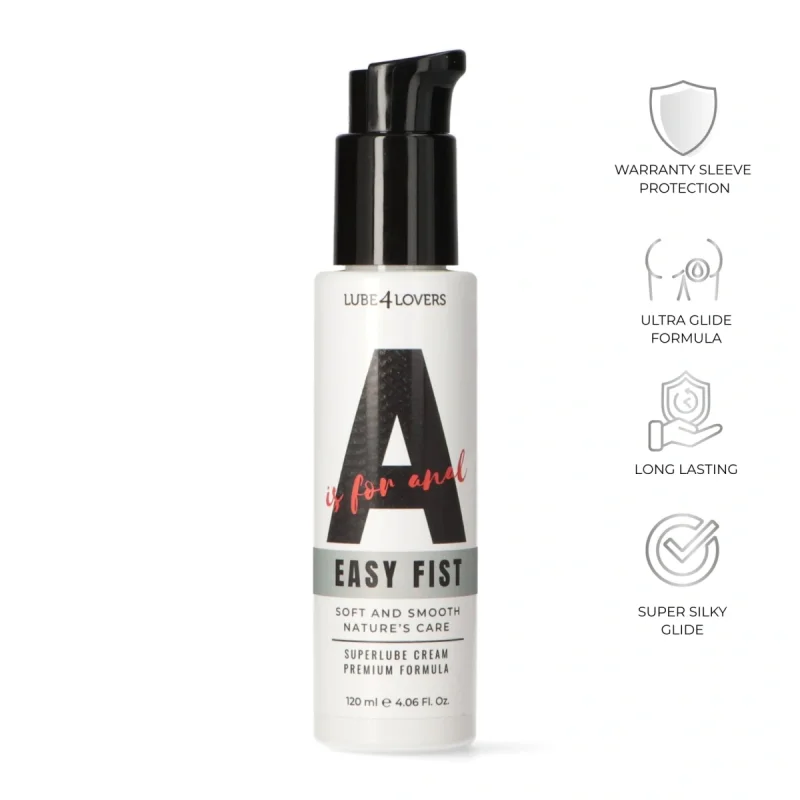 Lubrifiant Anal pe Baza de Silicon, A is for Anal, Easy Fist, 120 ml