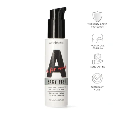 Lubrifiant Anal pe Baza de Silicon, A is for Anal, Easy Fist, 120 ml