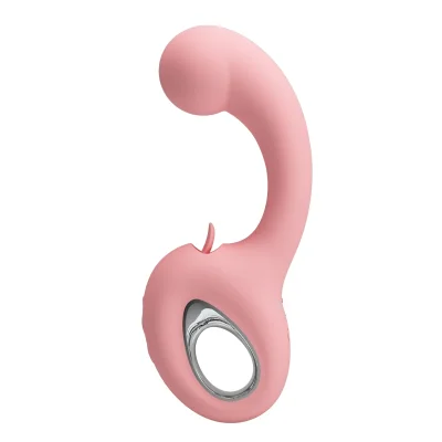 Vibrator Erynnyes, 15 Moduri Stimulatoare, Silicon, USB, Roz, 15.4 cm