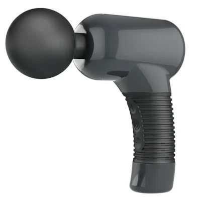 Vibrator Masaj Magic Gun, 7 Moduri Vibratii, 5 Intensitati Viteza, Silicon+ABS, USB, Negru