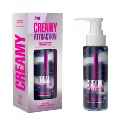 Lotiune 2 in 1 Hidratanta, Crema si Gel, Creamy Attraction, Aroma Mure, 100 ml