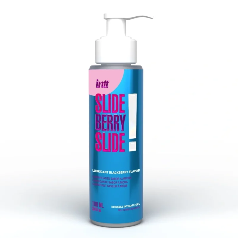 Lubrifiant Slide Berry Slide pe Baza de Apa, Aroma Mure, 100 ml