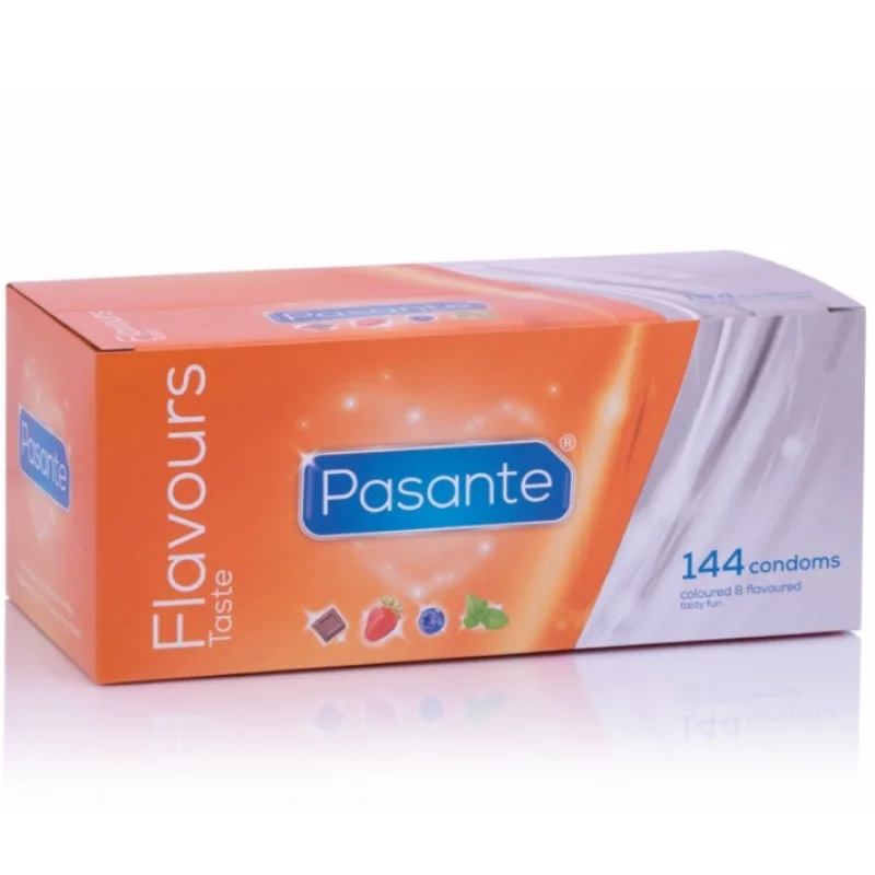Set 144 Prezervative Pasante Flavours