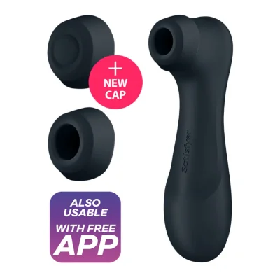 Stimulator Pro 2 Generation 3, 11 Viteze Suctiune, 12 Moduri Vibratii, Silicon, USB, IPX 7, Free App, Gri