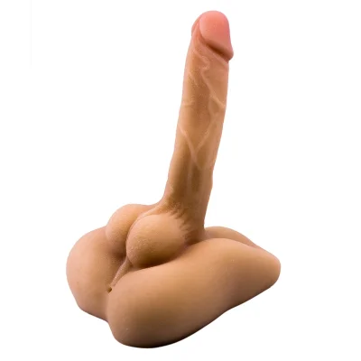 Masturbator cu Penis Flexibil si Anus, Natural, 1.5 kg