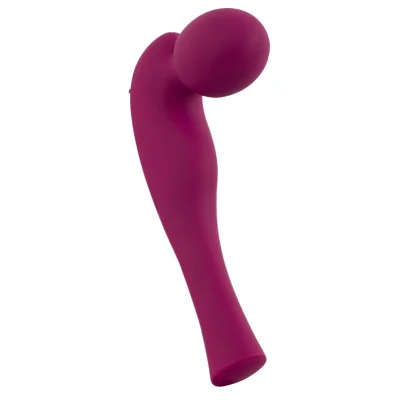 Vibrator Masaj Special Wand, 20 Moduri Vibratii, Silicon, USB, Roz, 20 cm